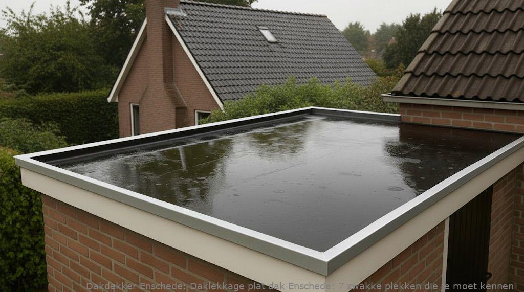 Daklekkage Plat Dak Enschede