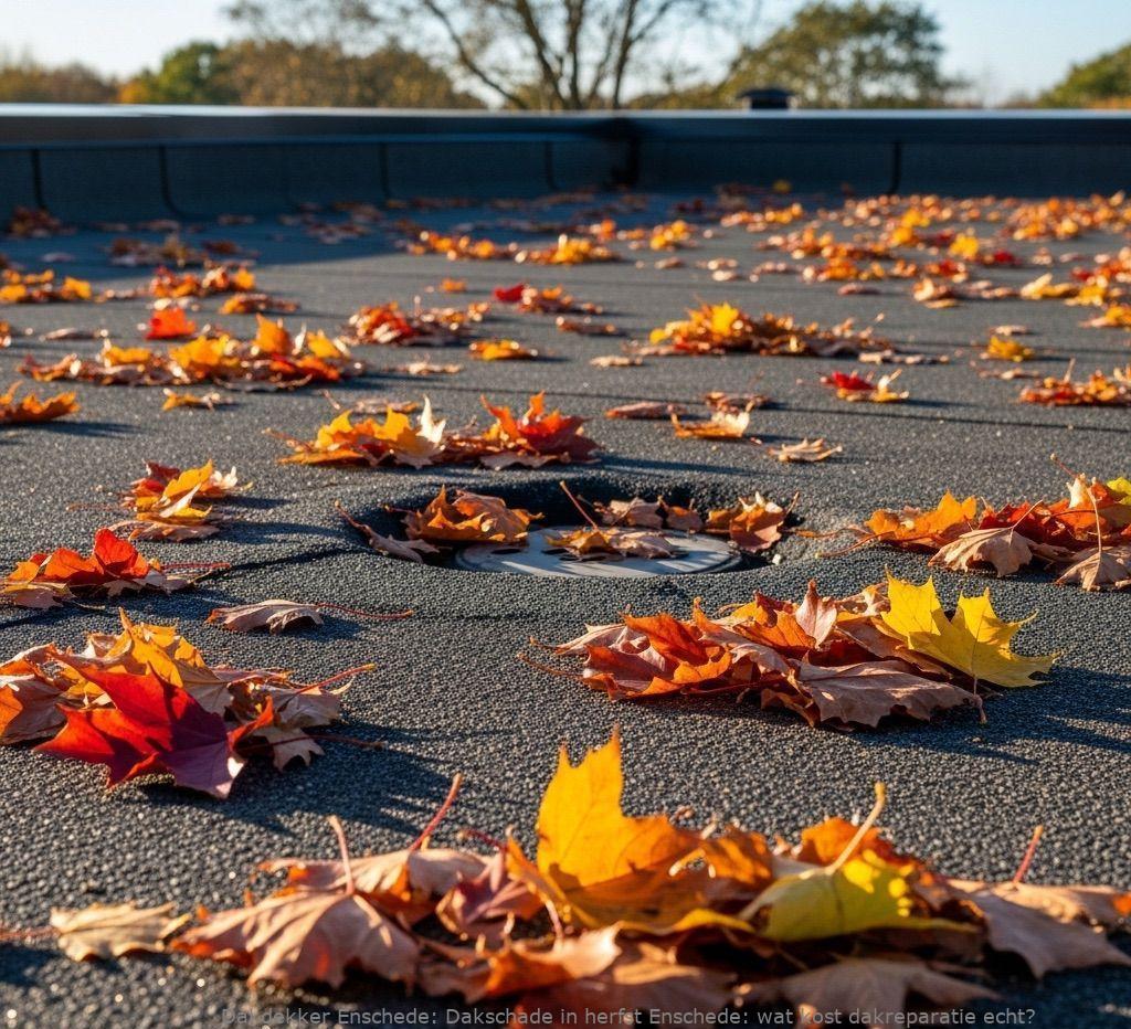 Dakschade In Herfst Enschede